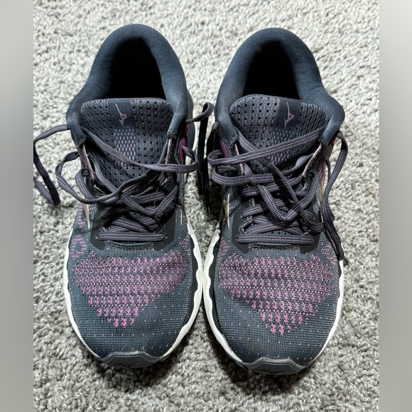 Mizuno Womens Wave Horizon 5 Running Shoe Size 8 - blue and purple color - Picture 5 of 8
